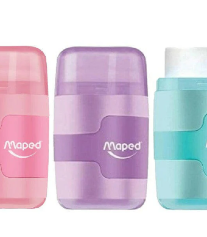 TAILLE CRAYON+GOMME 2 TROUS AVEC RESERVOIR MAPED 049231