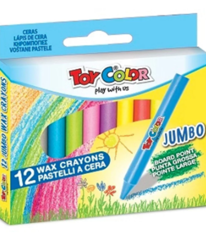 CRAYON PASTEL 12 TOY COLOR