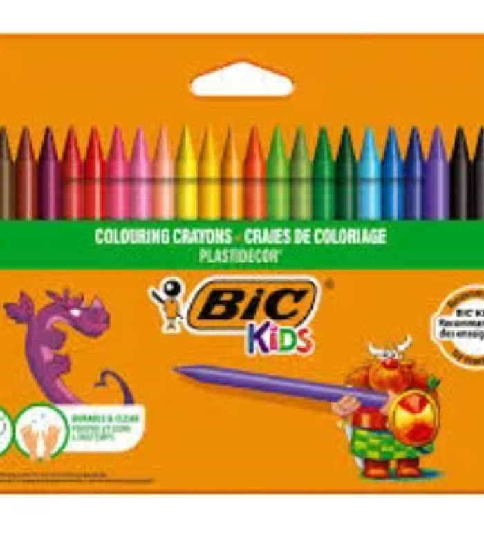 CRAYON PASTEL 24/18 GM KIDS BIC