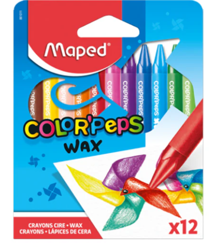 CRAYON PASTEL 12 BC 861011 MAPED