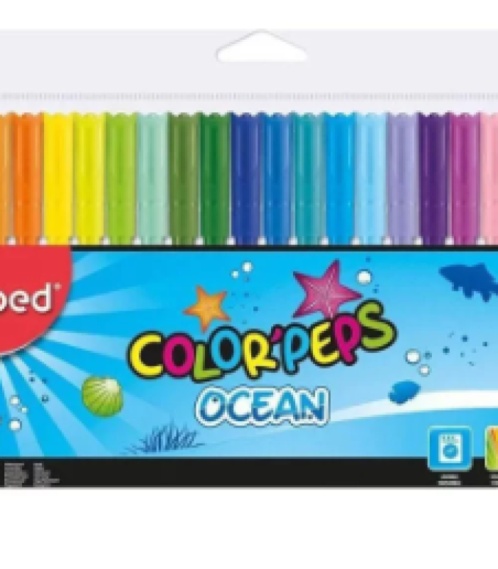 FEUTRE 24 COLORPEPS OCEAN 845722 MAPED