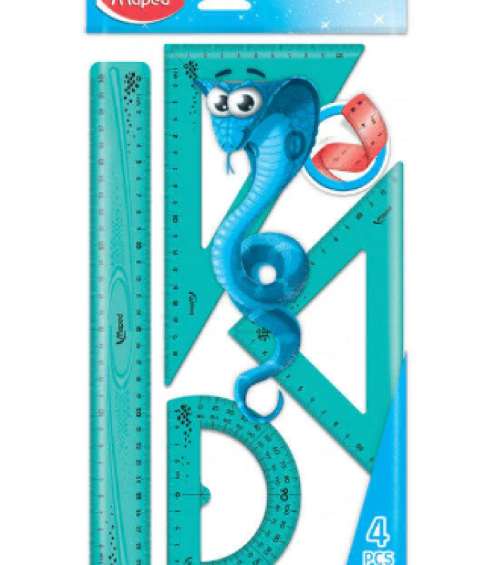 POCH GEO 30CM 4 PIECES E-TWIST MAPED 981722