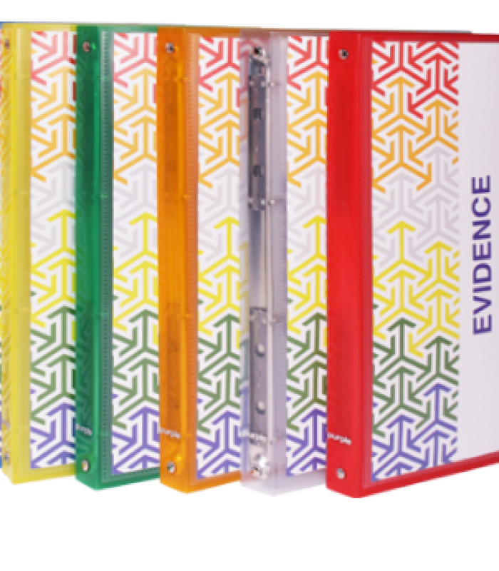 Classeur en PP Souple à 4 anneaux Personnalisable Evidence