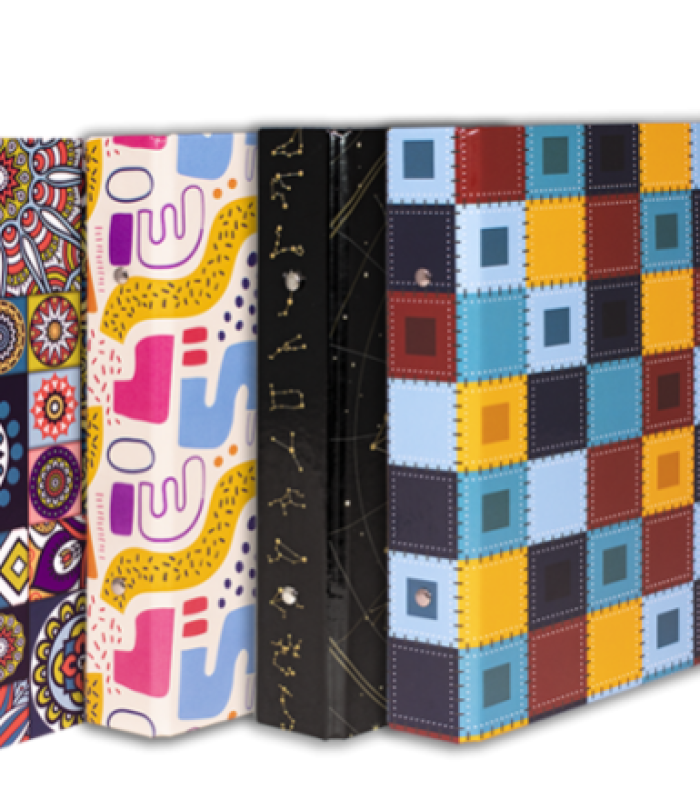 CLASSEURS A 2 ANNEAUX PM FANTAISIES – DOS 40