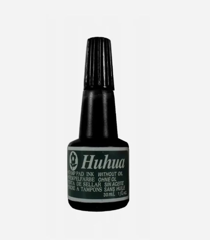 Encre à Tampon 30ML Noir – Huhua