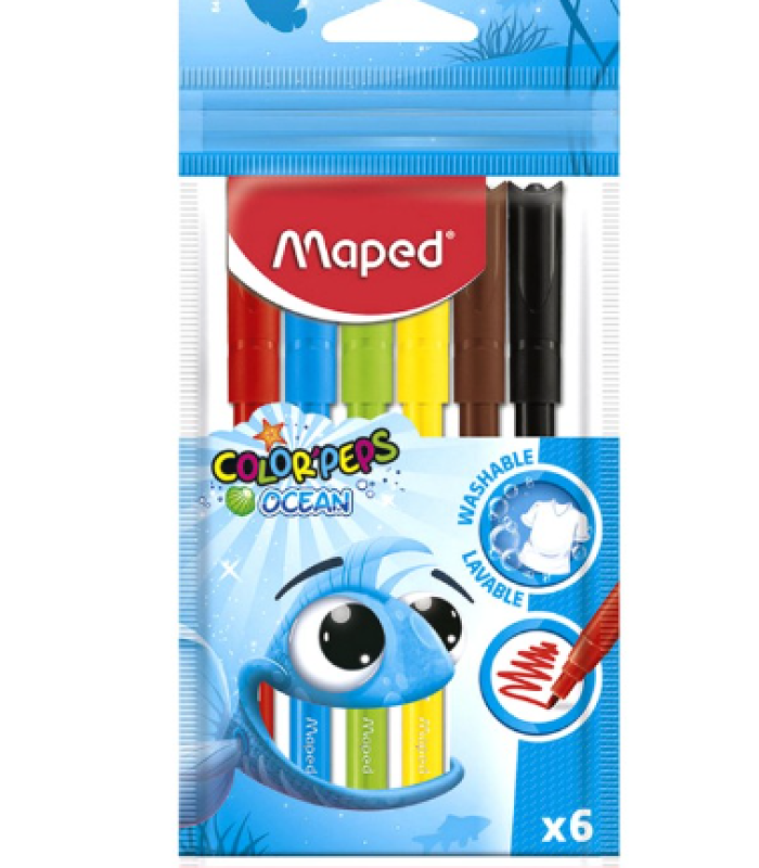 FEUTRE 6 BP COLORPEPS OCEAN 845723 MAPED