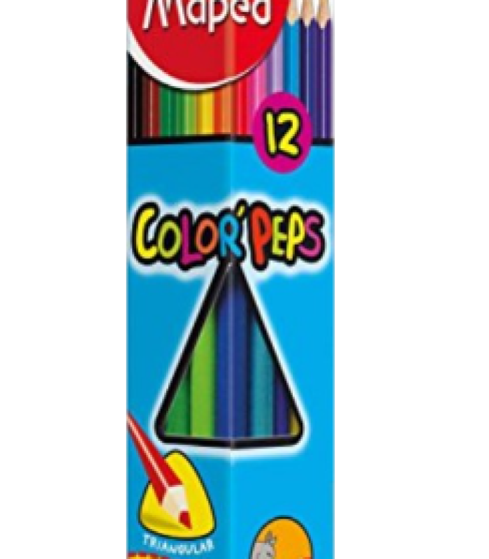 CRAYON COULEUR 12/18 BC+TAILLE CRAYON 183213 MAPED