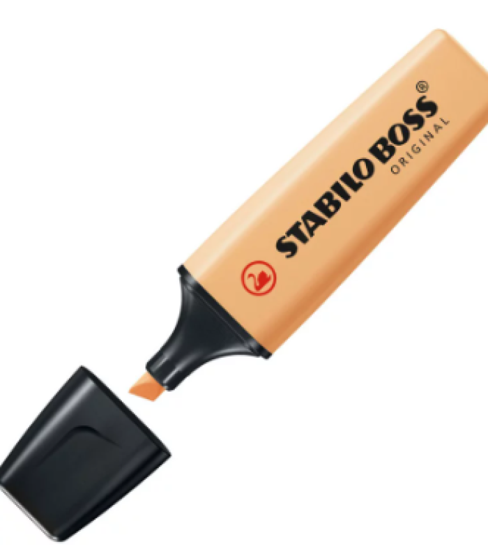 MARQUEUR FLUO ORANGE PASTEL STABILO