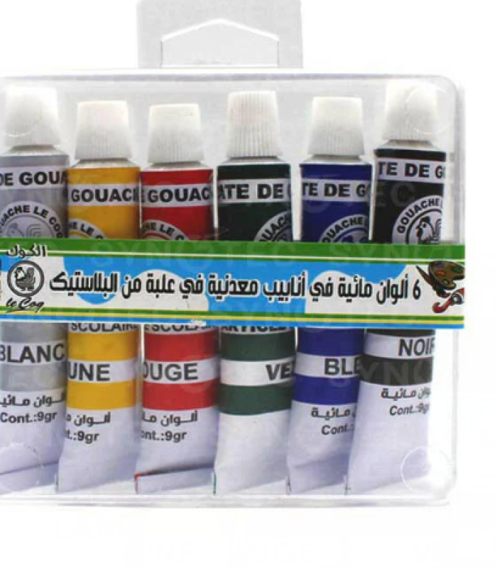 Gouache en Tube – Le Coq 6 Couleurs