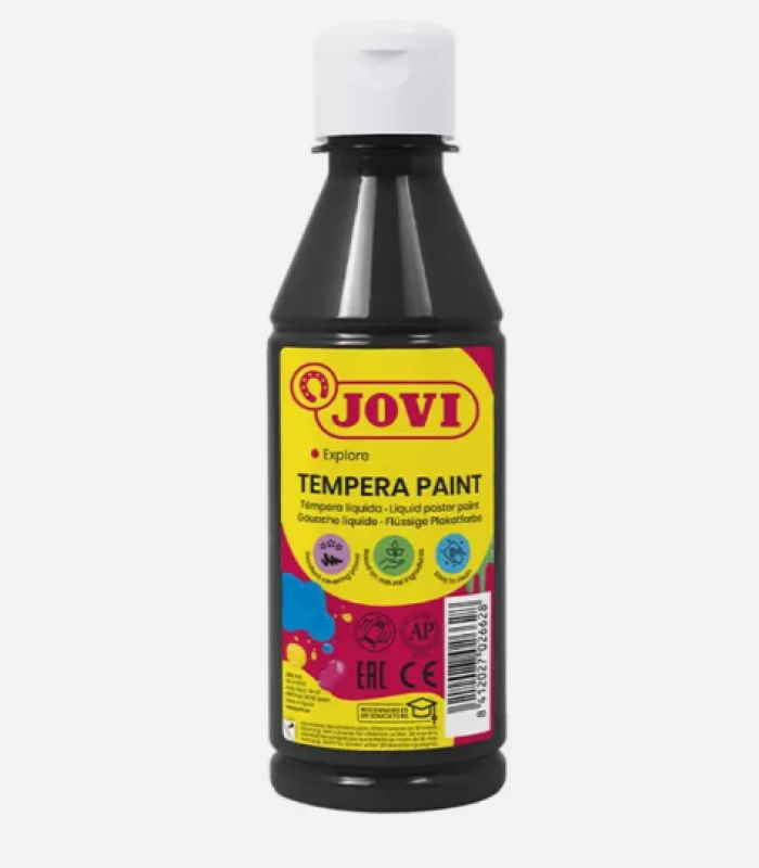 Gouache Liquide 250ML Noir – JOVI