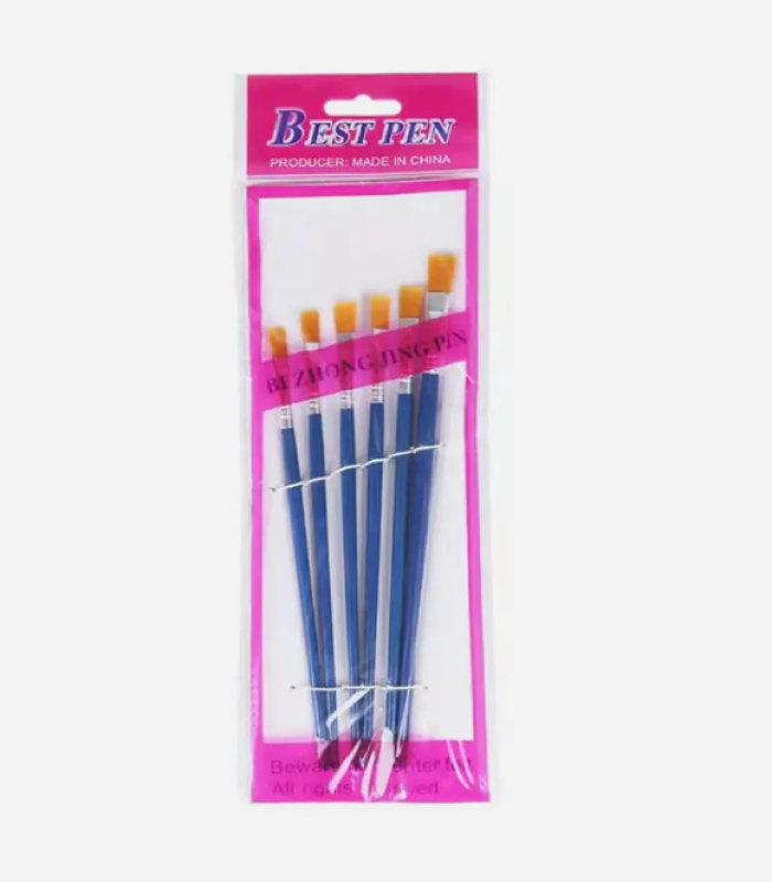 POCH 6 PINCEAU PLAT BEST PEN 900