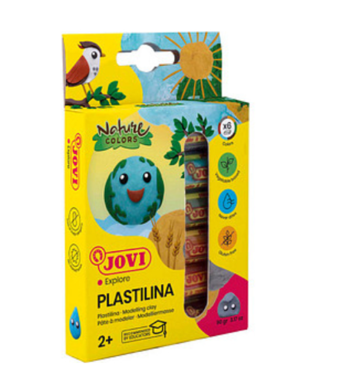 Pâte à Modeler Autodurcissante JOVI Air Dry 1kg Gris