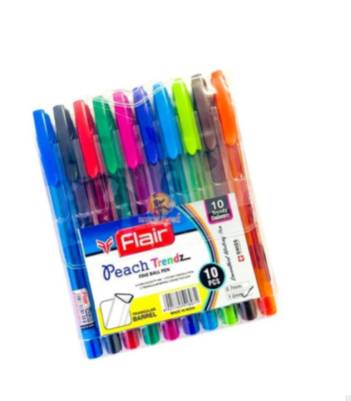 STYLO A BILLE POCH 10 BLEU PEACH CRISTAL FLAIR