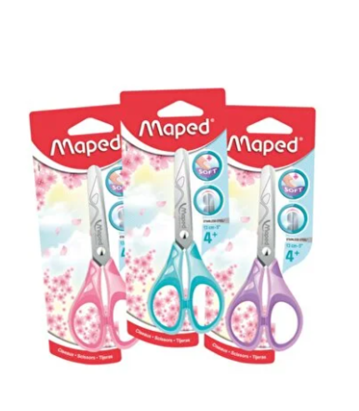 CISEAUX 13 CM SOFT PASTEL MAPED 464411