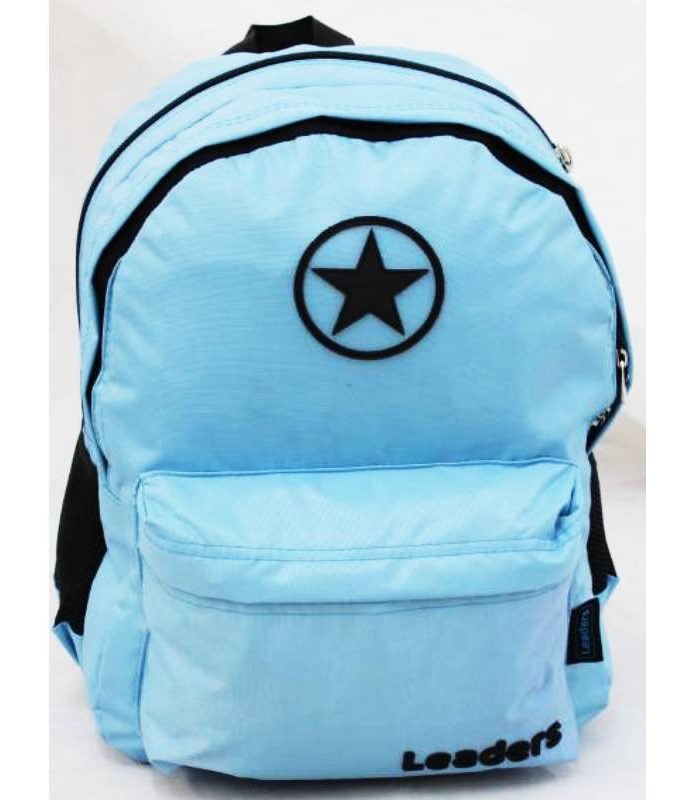 SAC A DOS LEADER DOUBLE BLEU CIEL