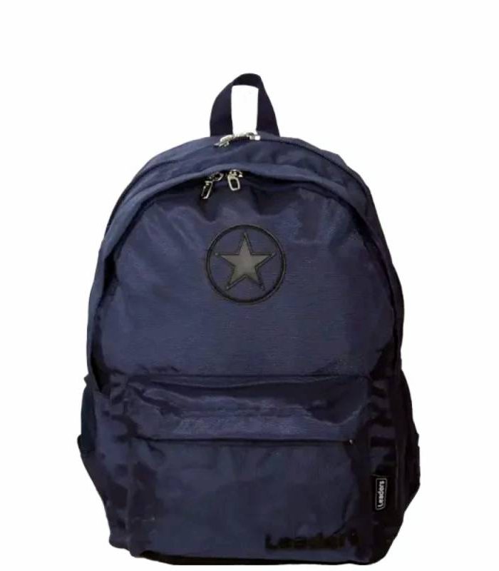 SAC A DOS LEADER DOUBLE BLEU MARINE