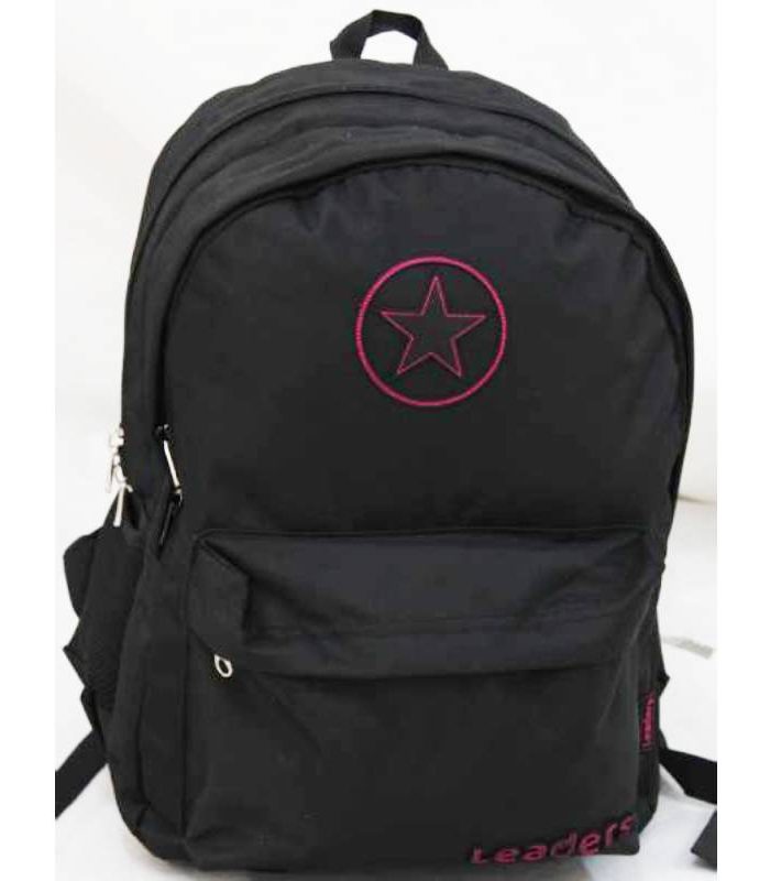 SAC A DOS LEADER DOUBLE NOIR