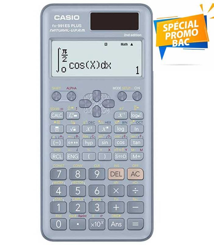 CALCULATRICE SCIENTIFIQUE CASIO FX-991ES PLUS 12 CHIFFRES – BLEU