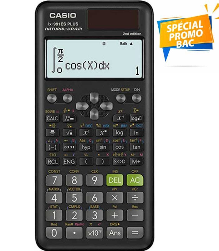 CALCULATRICE SCIENTIFIQUE CASIO FX-991ESPLUS NOIR